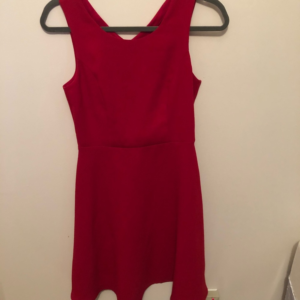 Red dress